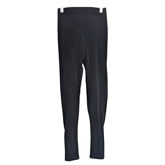 Athleta Mudra 7/8 Tight Black Mesh Panel Leggings Women Size XS Yoga Workout - Picture 1 of 11